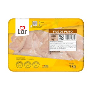 Filé de Peito de Frango Lar Bandeja 1kg